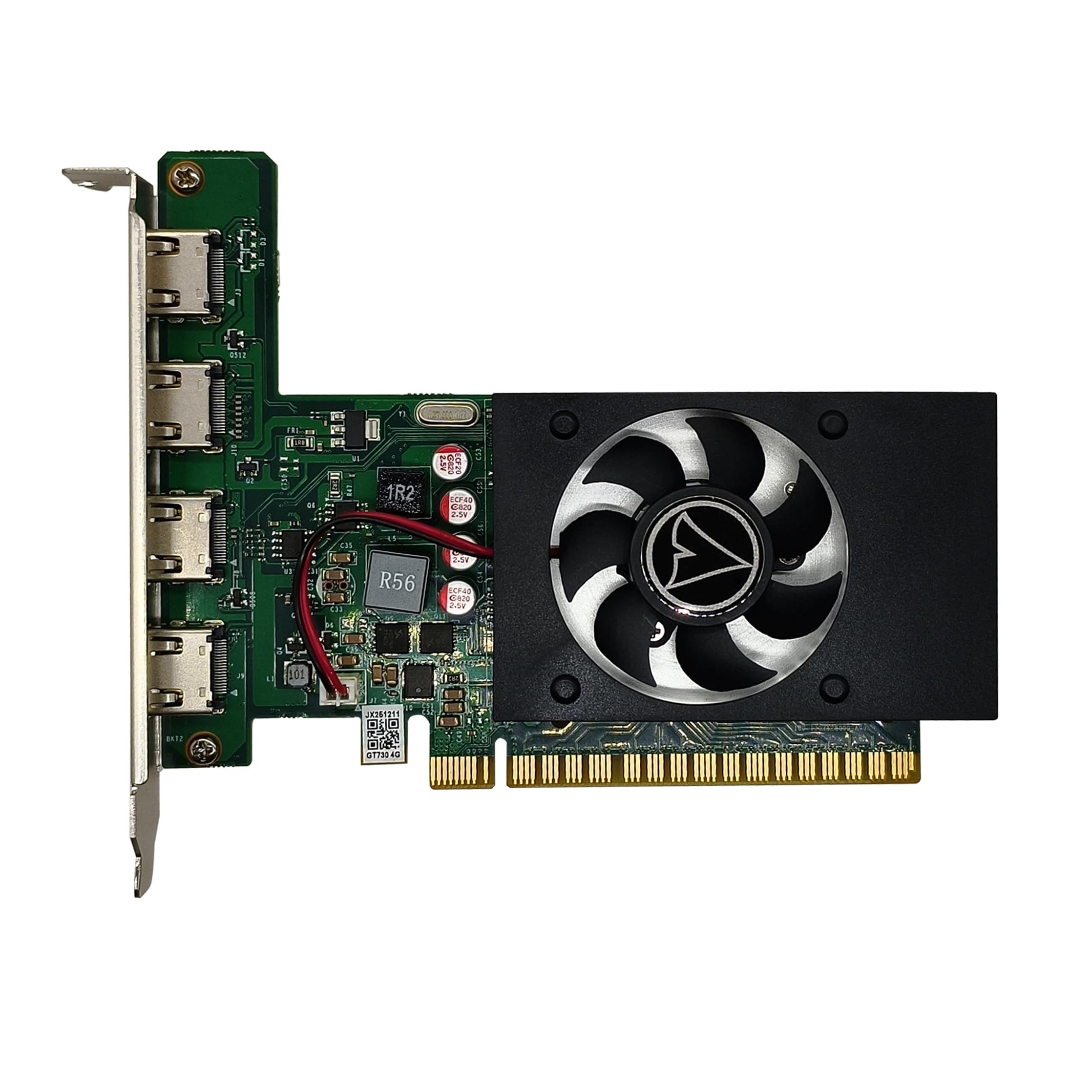 Amazon | Vandossy GeForce GT 730 ロープロファイルGPU、4×HDMI 4GB